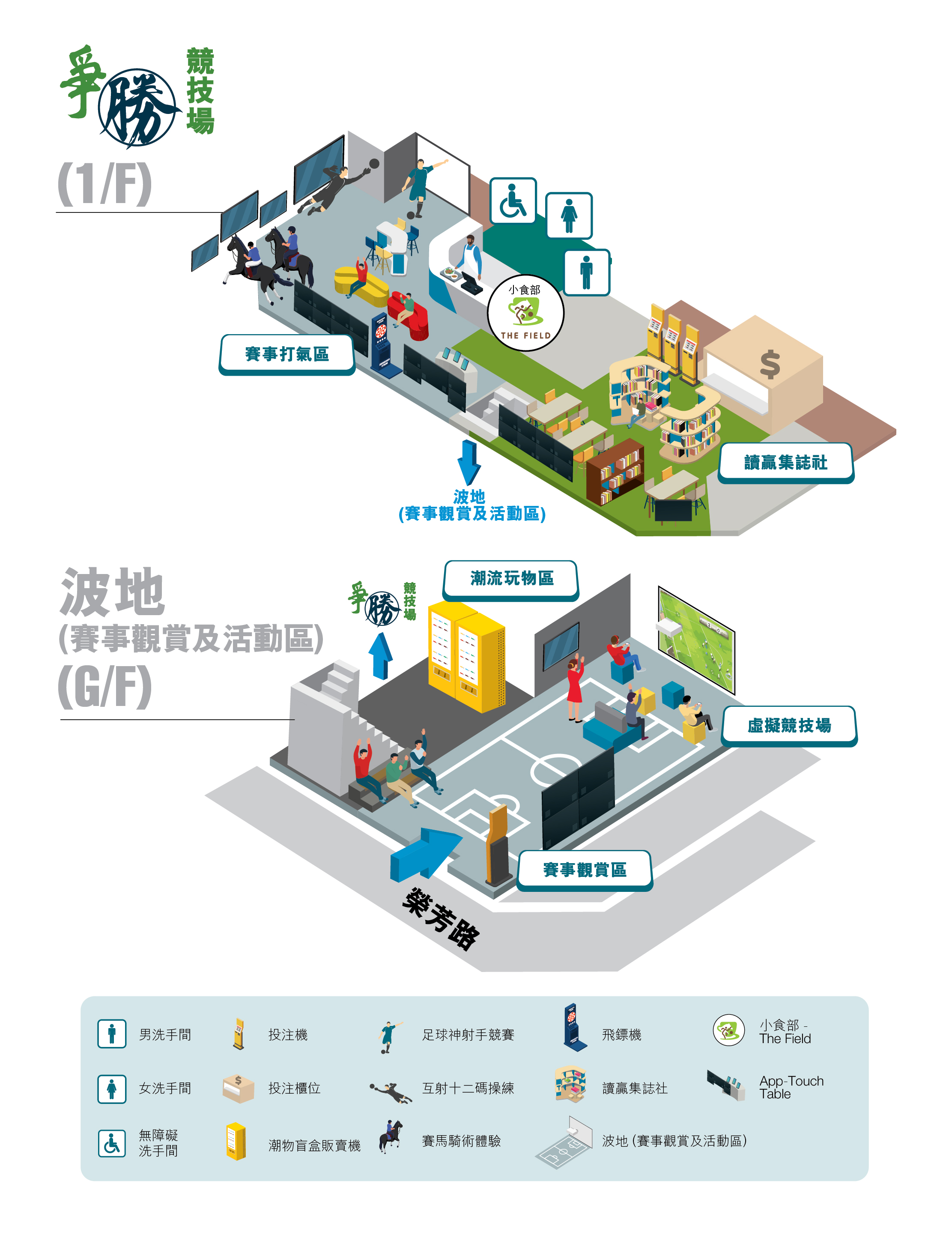 由榮芳路入口開始的年輕活力路線